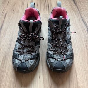 Merrell - Women's Gray and Pink Hiking Shoes